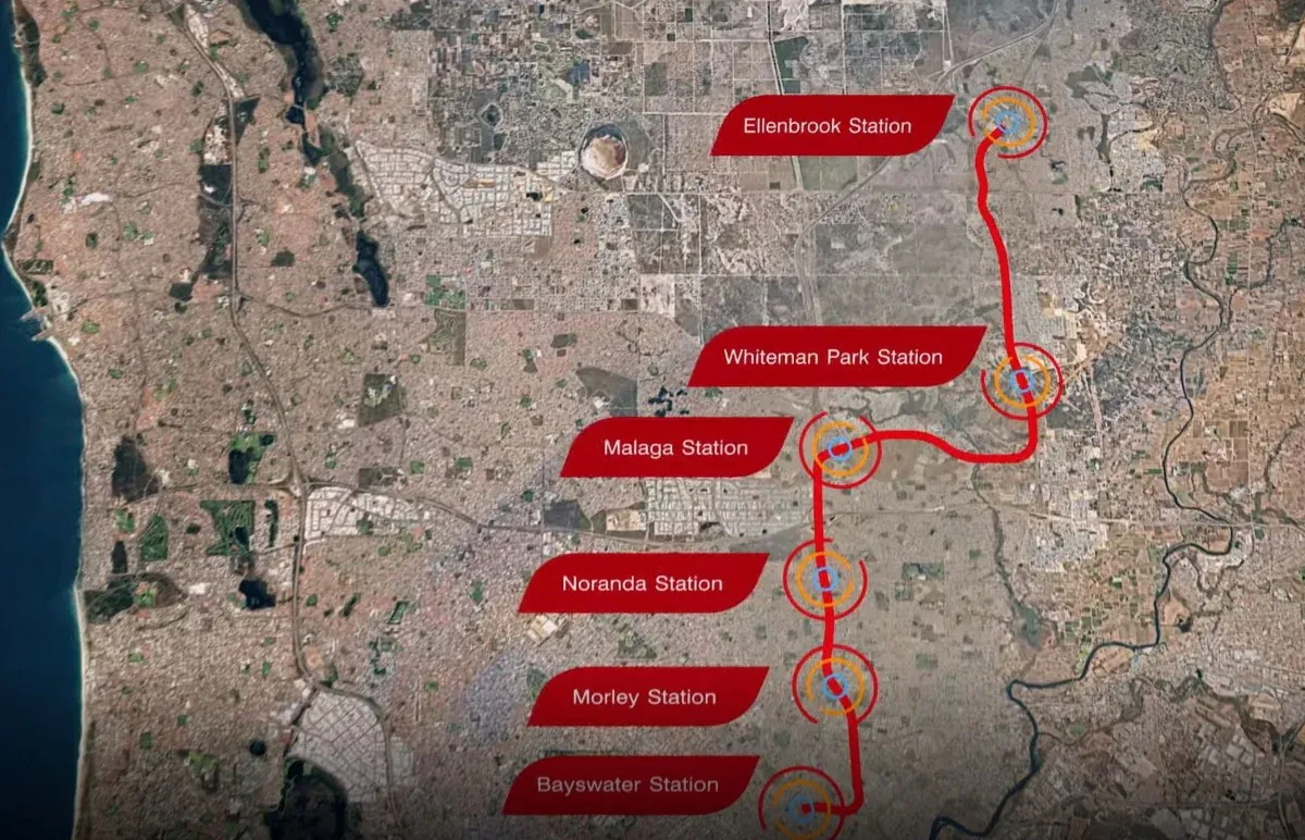 Melconnx — Morley-Ellenbrook Line